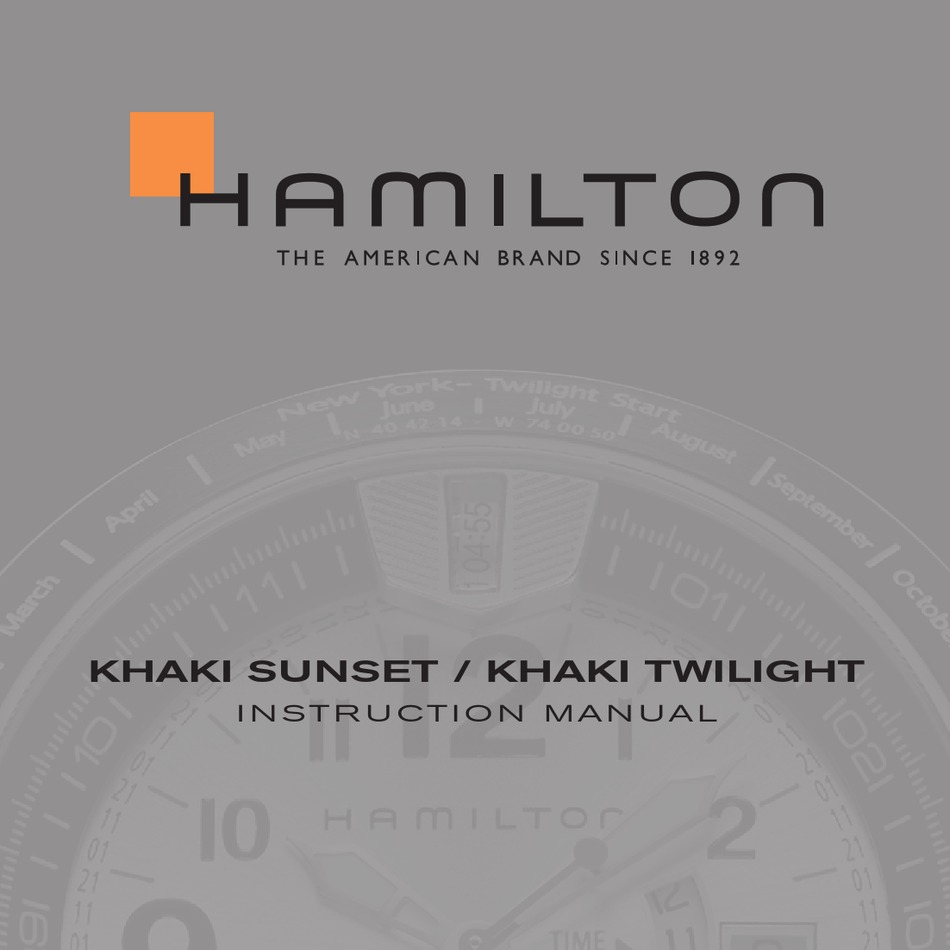 hamilton khaki twilight