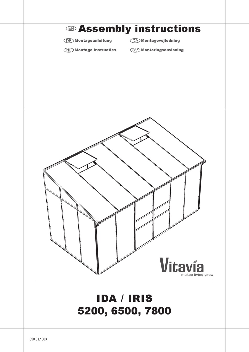 Vitavia Ida 5200 Assembly Instructions Manual Pdf Download Manualslib