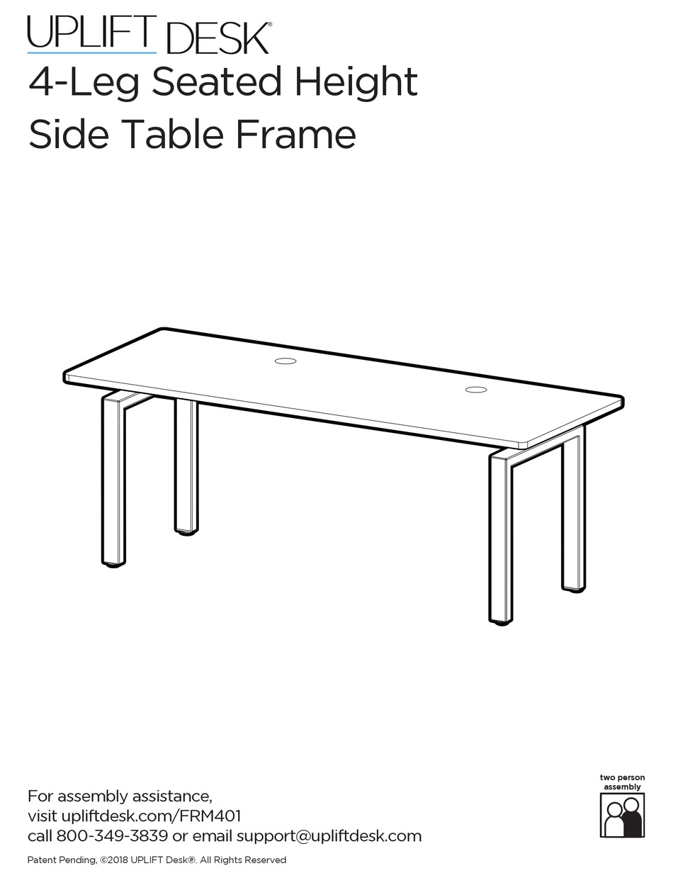 UPLIFT DESK FRM401 QUICK START MANUAL Pdf Download ManualsLib