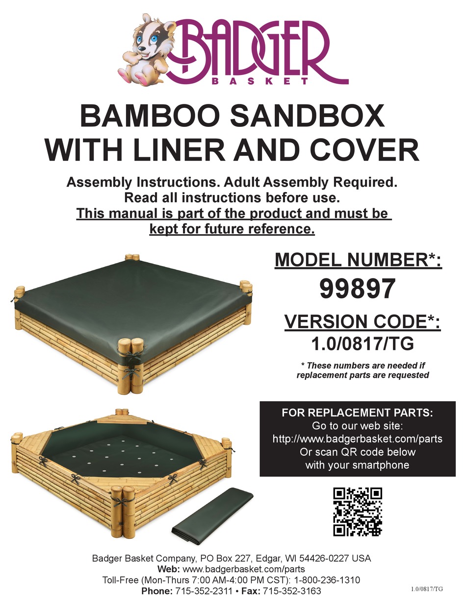 BADGER BASKET 99897 ASSEMBLY INSTRUCTIONS MANUAL Pdf Download ManualsLib