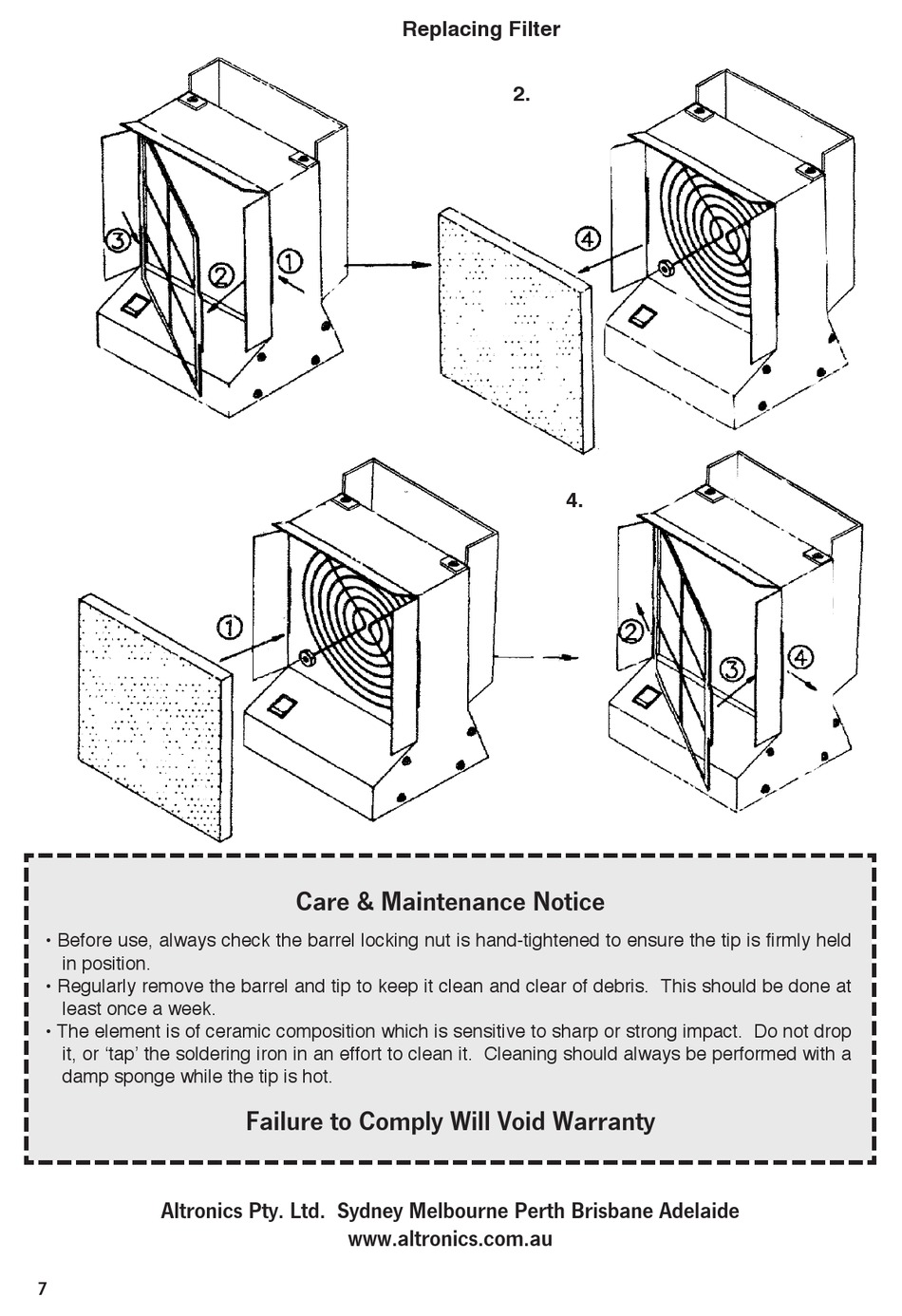 MICRON T 2444A OPERATING INSTRUCTIONS MANUAL Pdf Download ManualsLib