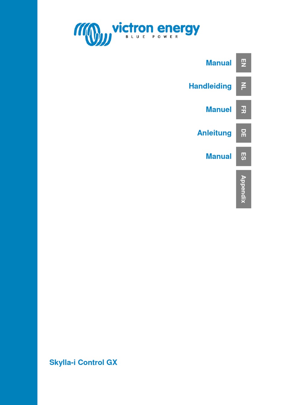 VICTRON ENERGY SKYLLAI CONTROL GX MANUAL Pdf Download ManualsLib