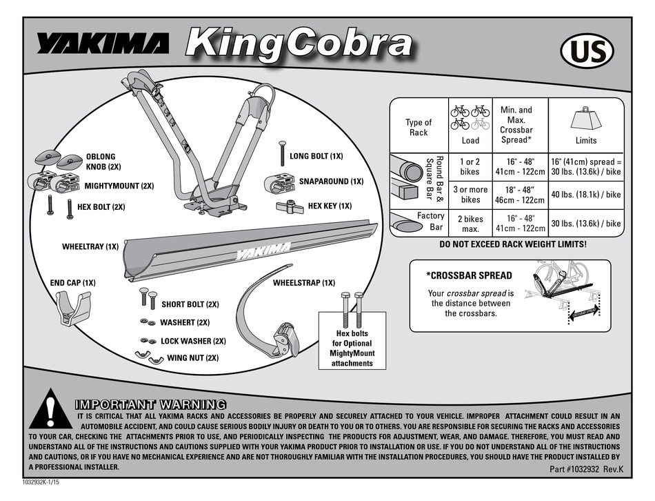 yakima king cobra