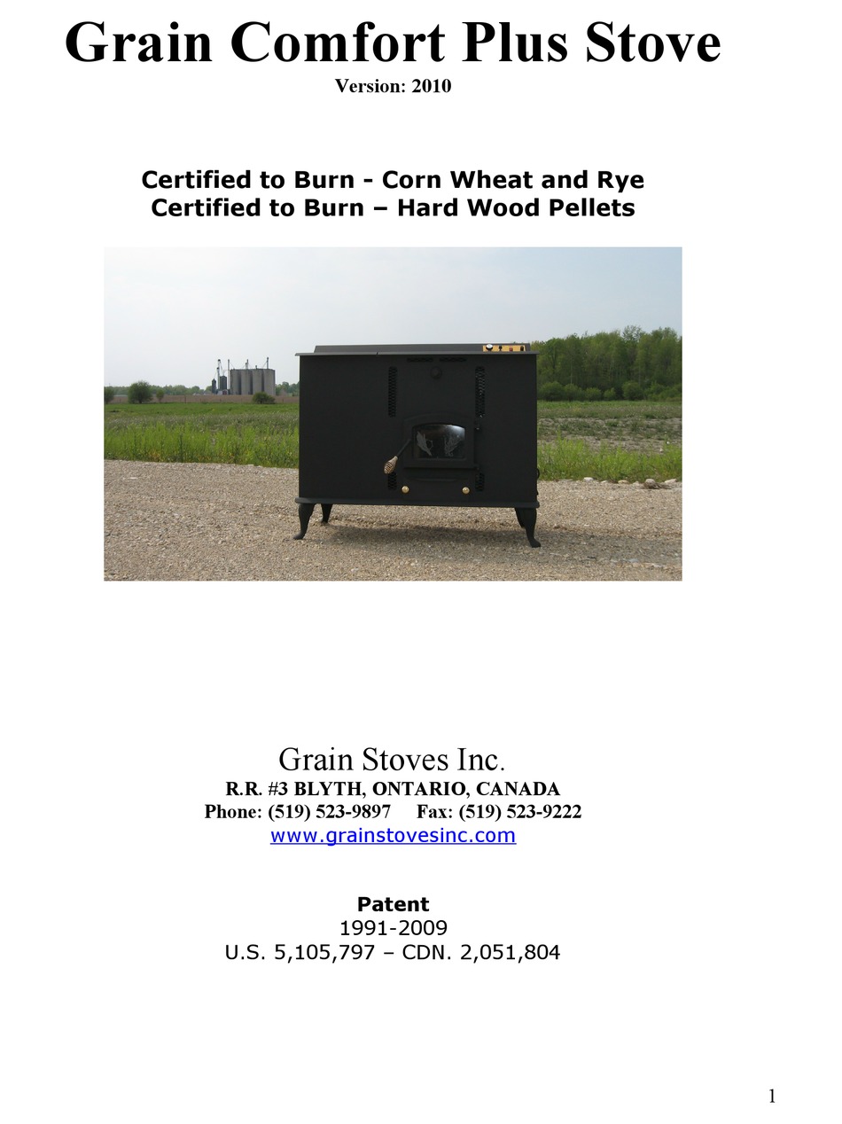 GRAIN COMFORT PLUS USER MANUAL Pdf Download | ManualsLib
