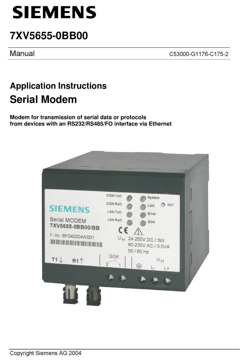 Siemens Modems Driver download