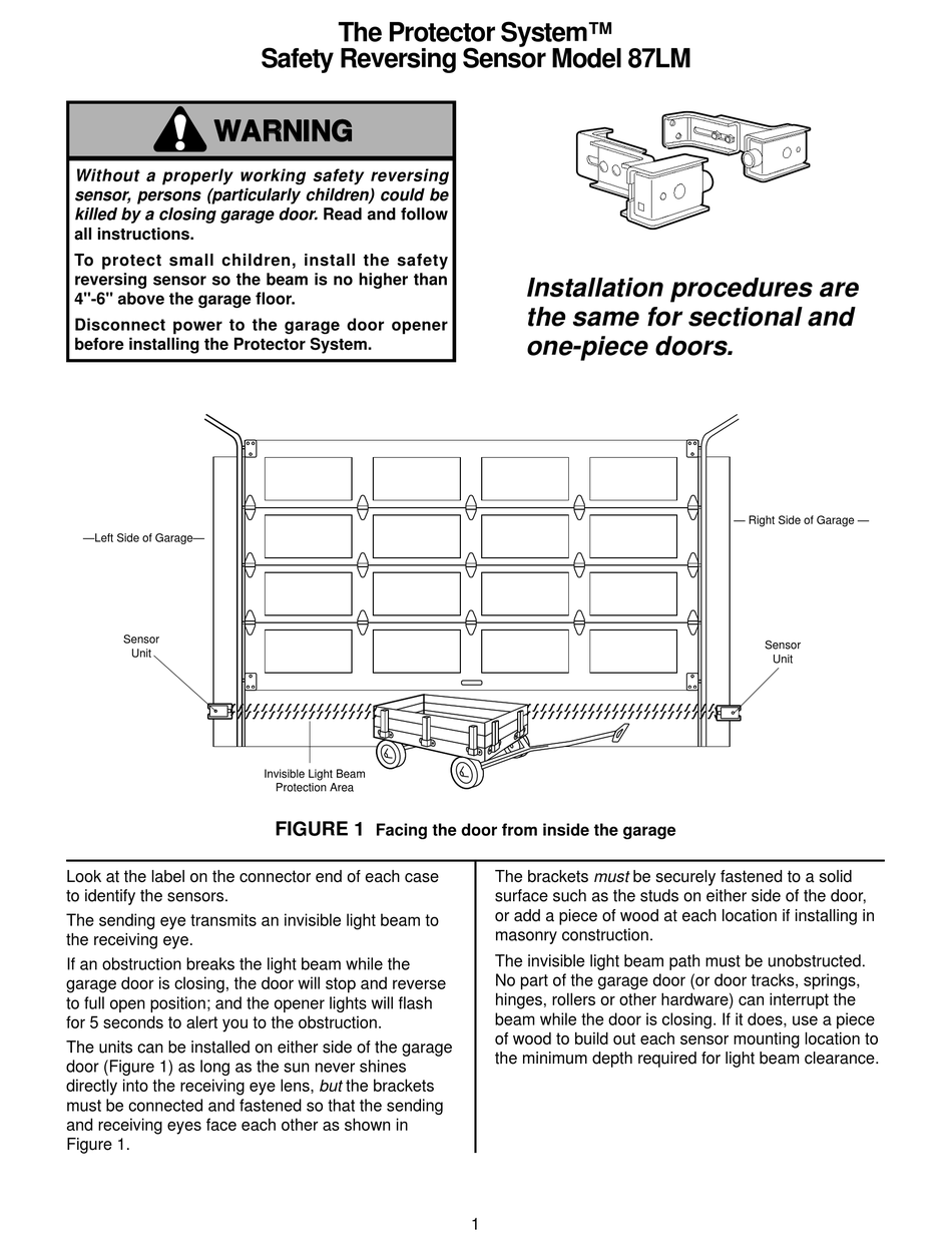 Chamberlain Protector 87lm Manual Pdf Download Manualslib