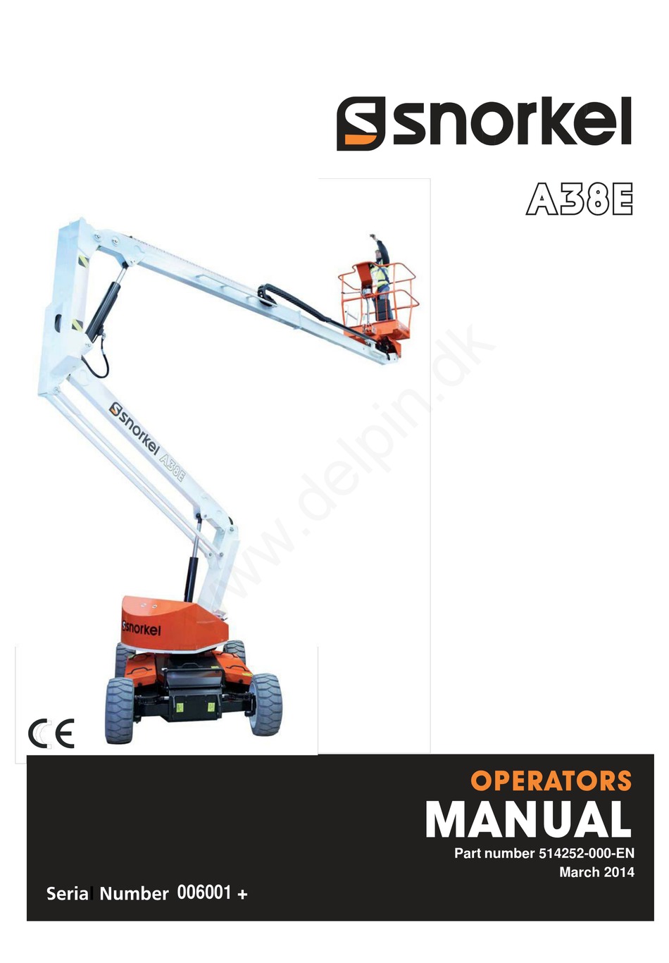 SNORKEL A38E OPERATOR'S MANUAL Pdf Download ManualsLib