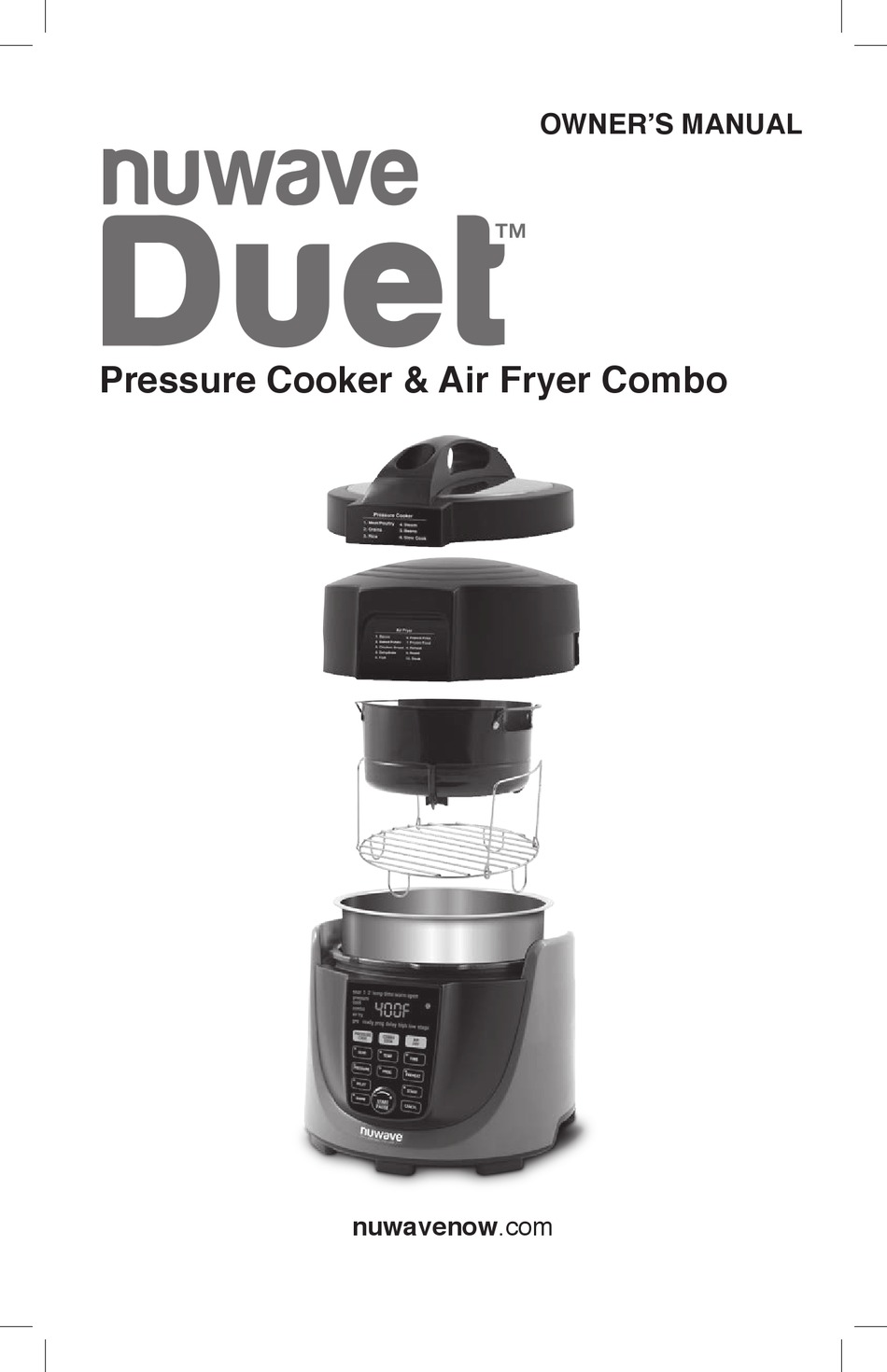 NUWAVE DUET OWNER
