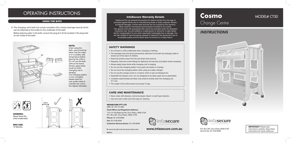 INFASECURE COSMO INSTRUCTIONS Pdf Download ManualsLib