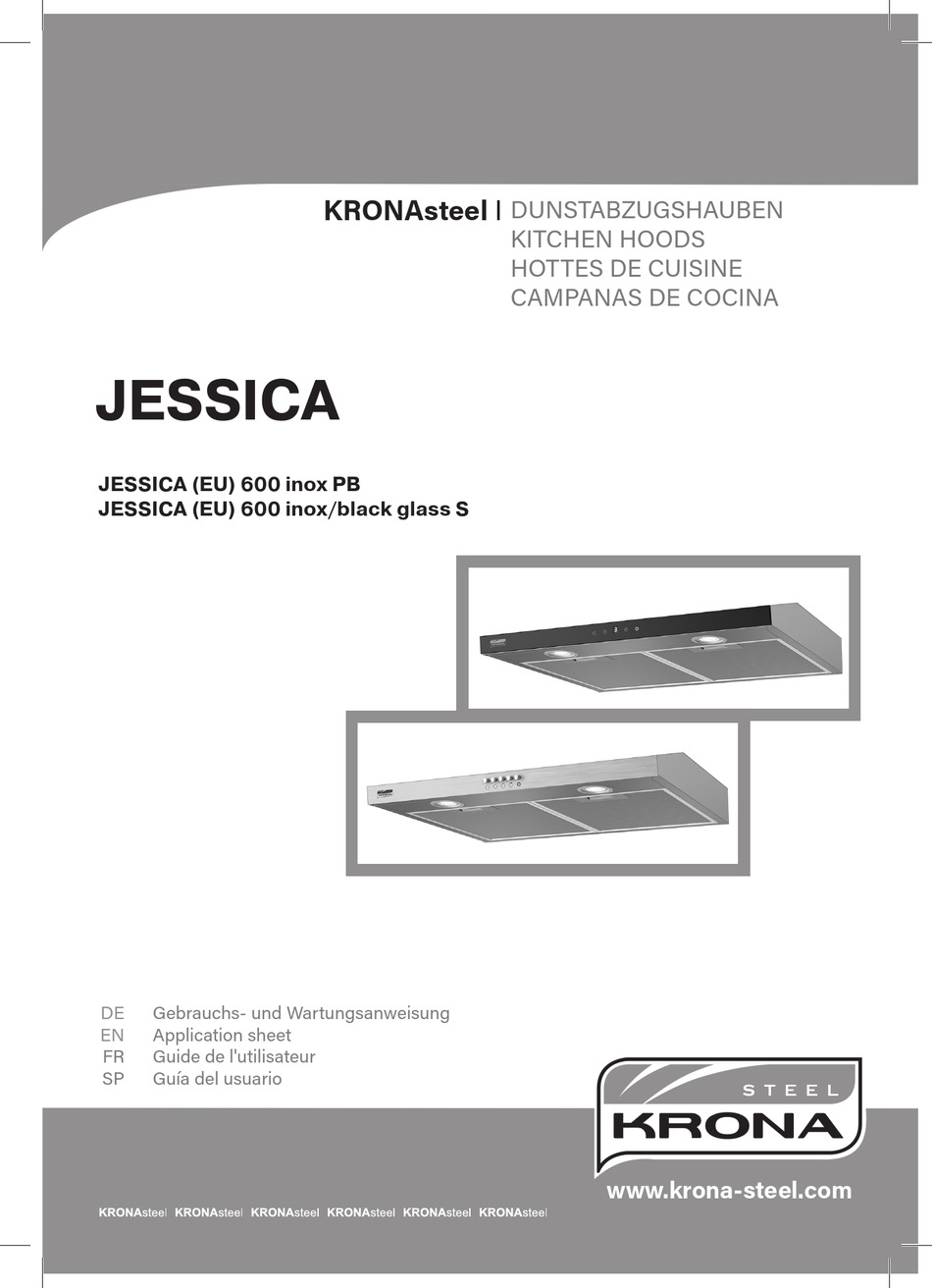 KRONASTEEL JESSICA APPLICATION SHEET Pdf Download | ManualsLib