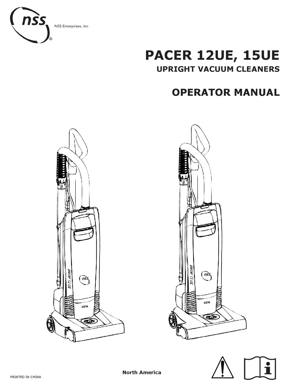 NSS PACER 12UE OPERATOR'S MANUAL Pdf Download ManualsLib
