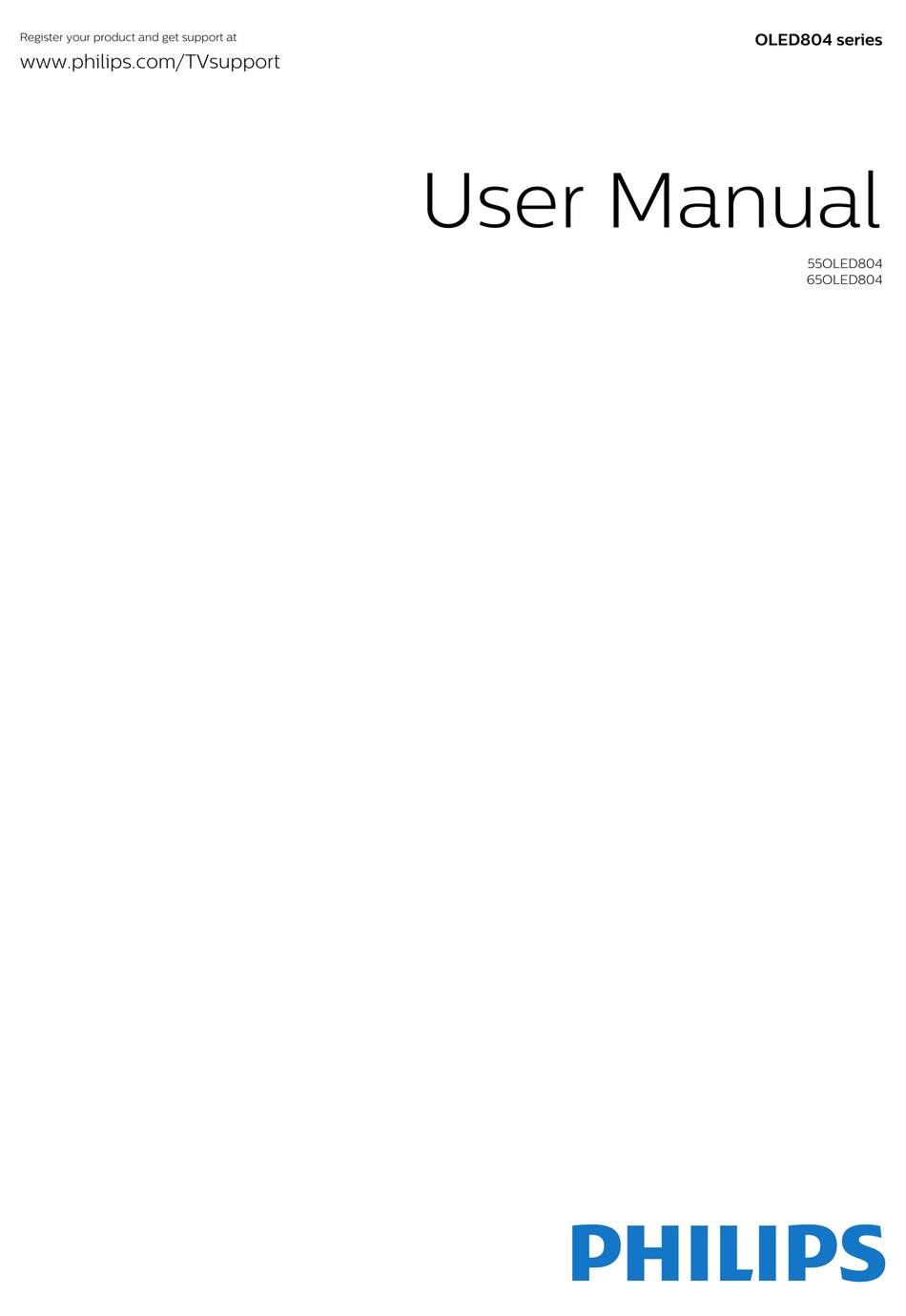 Philips Oled804 Series User Manual Pdf Download Manualslib