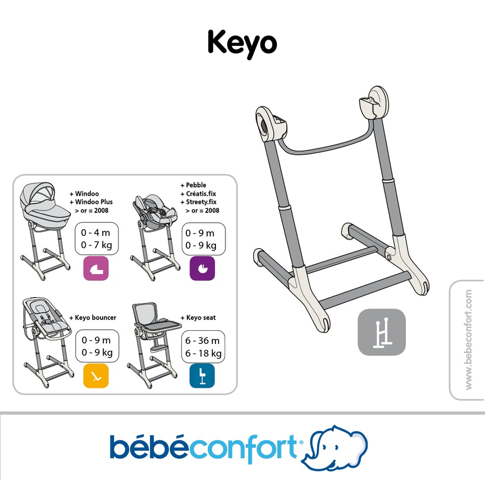 Bebe Confort Keyo Instructions For Use Warranty Pdf Download Manualslib