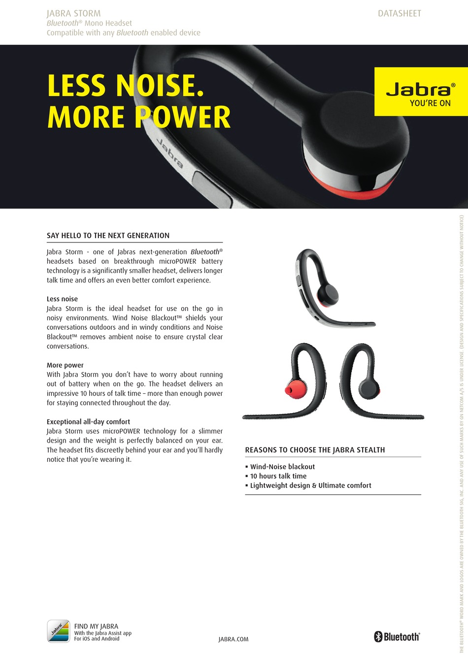 JABRA STORM QUICK START MANUAL Pdf Download | ManualsLib