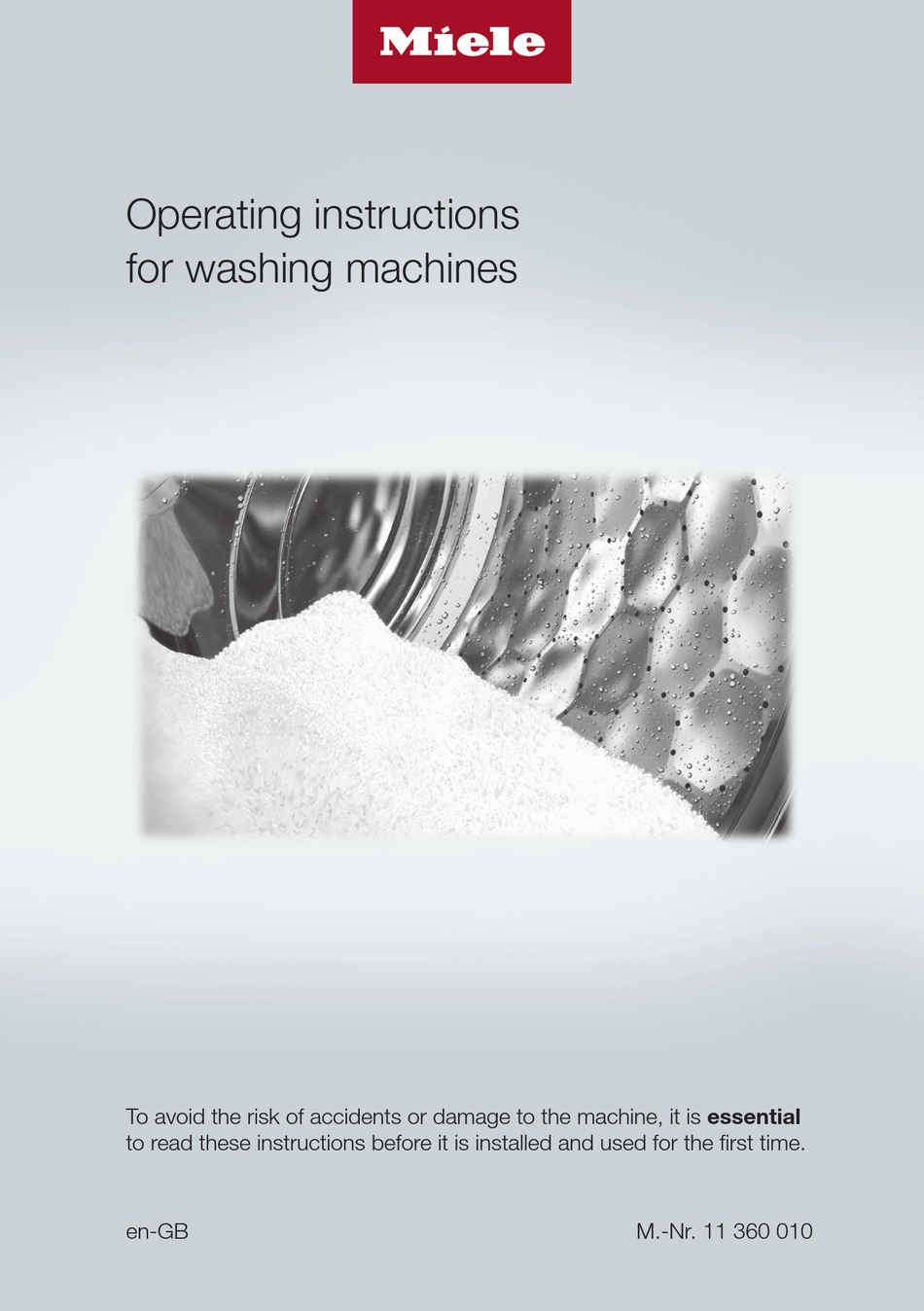 Miele Wci 860 Operating Instructions Manual Pdf Download Manualslib