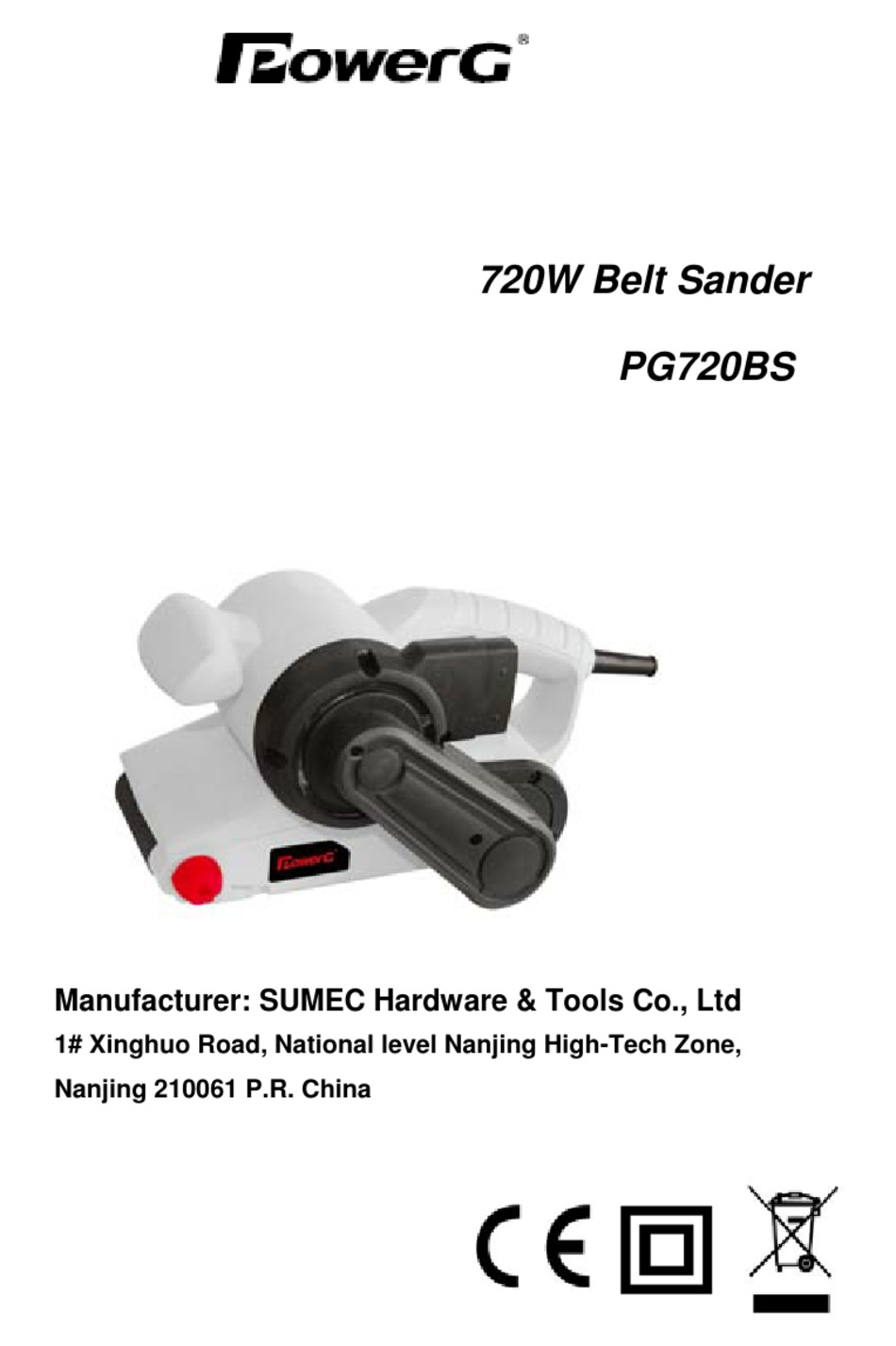 SUMEC POWERG PG720BS INSTRUCTION MANUAL Pdf Download ManualsLib