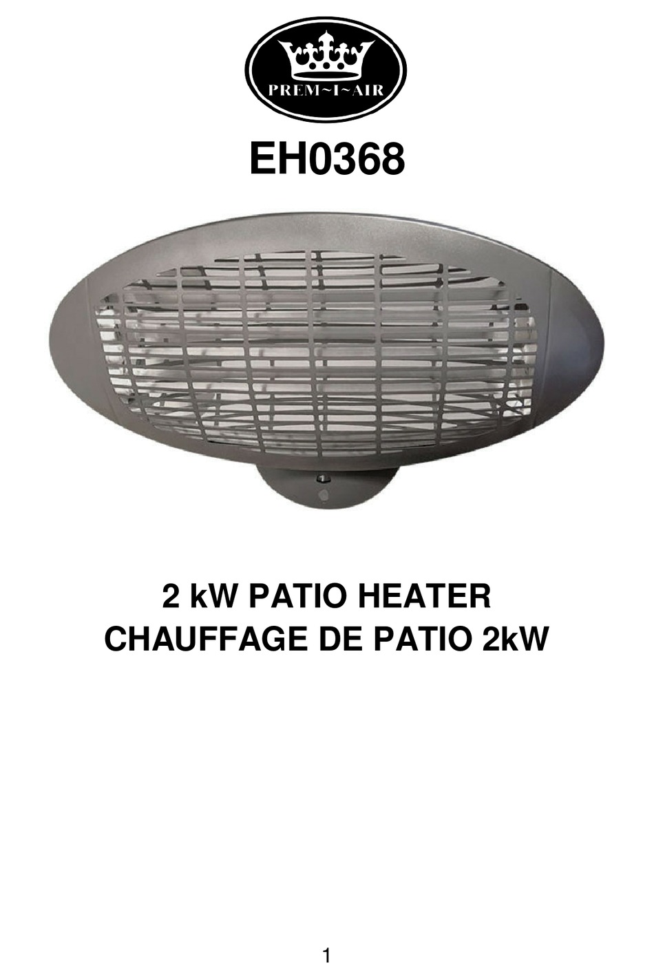 PREMIAIR EH0368 MANUAL Pdf Download ManualsLib