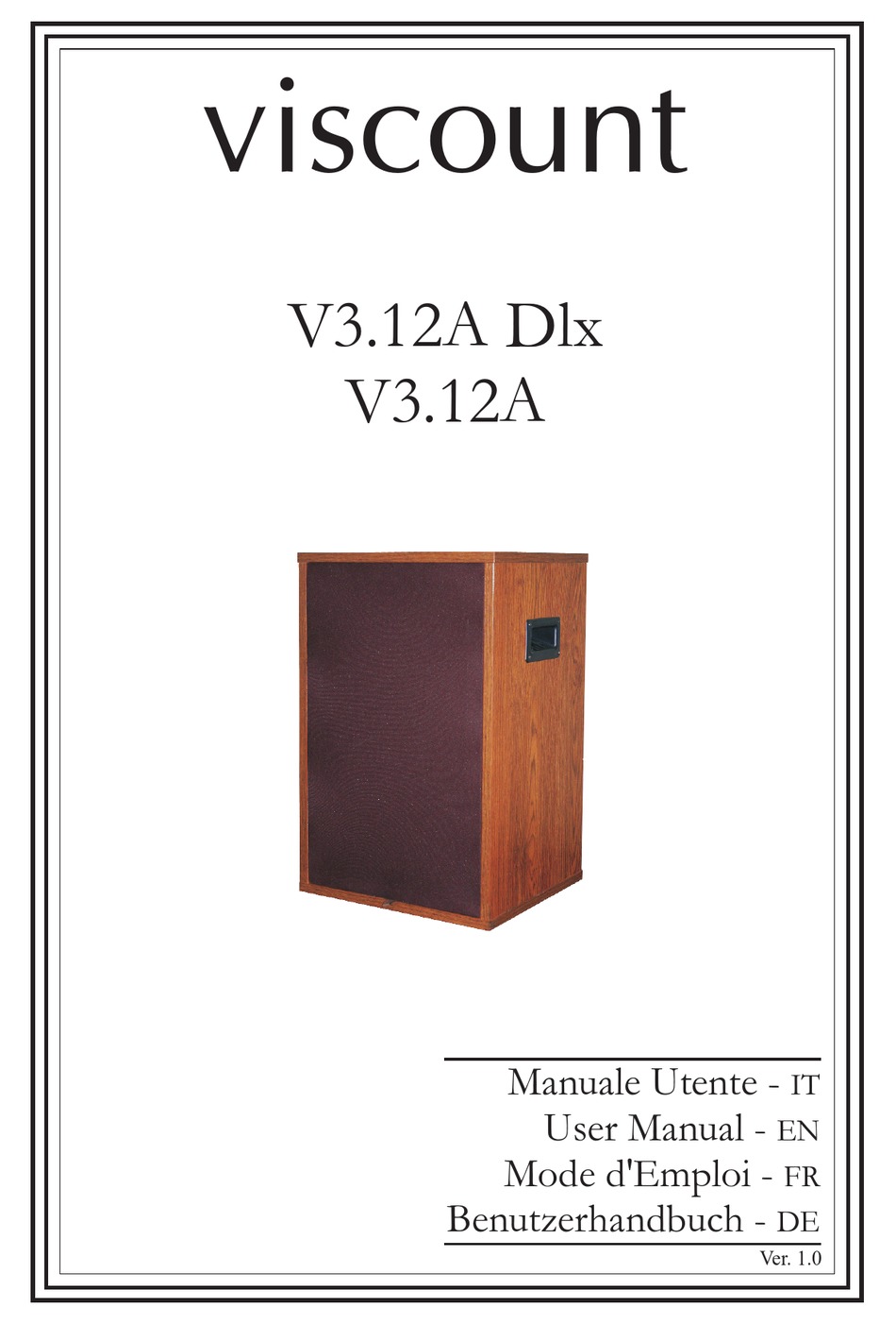 VISCOUNT V3.12A DLX USER MANUAL Pdf Download ManualsLib