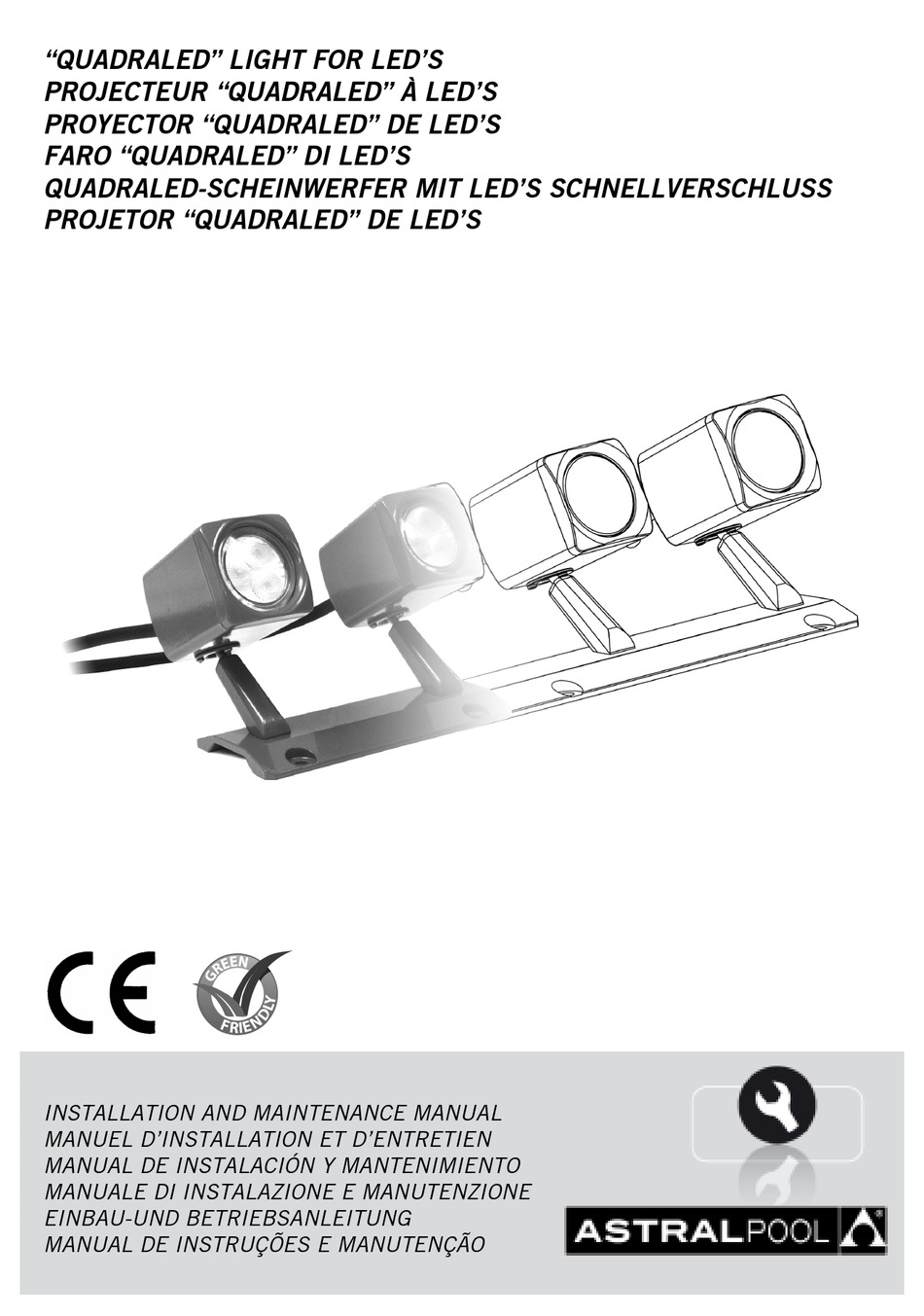 ASTRAL POOL QUADRALED INSTALLATION AND MAINTENANCE MANUAL Pdf Download