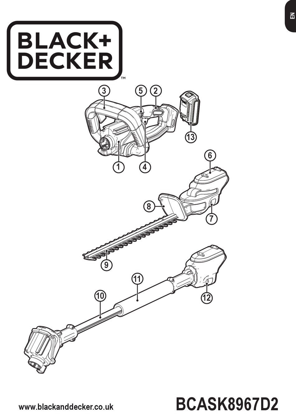 Black Decker Bcask8967d2 Manual Pdf Download Manualslib