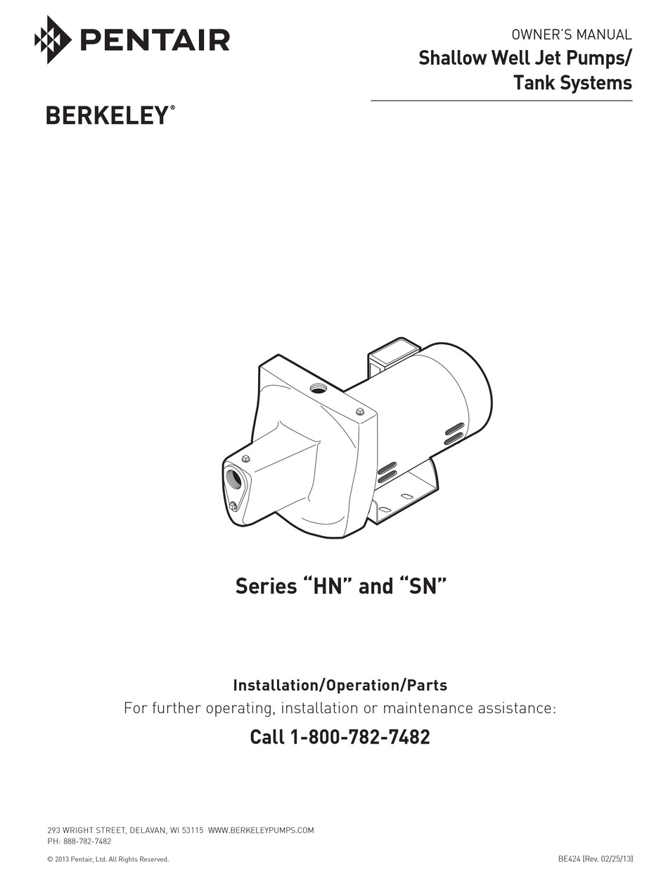 Pompe jet berkeley 1 hp 10sn (puits de surface)