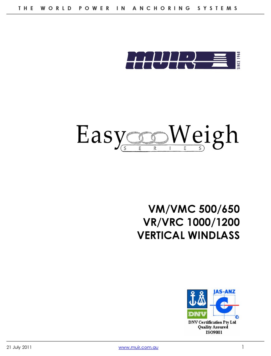 Muir Easy Weigh Series Manual Pdf Download Manualslib
