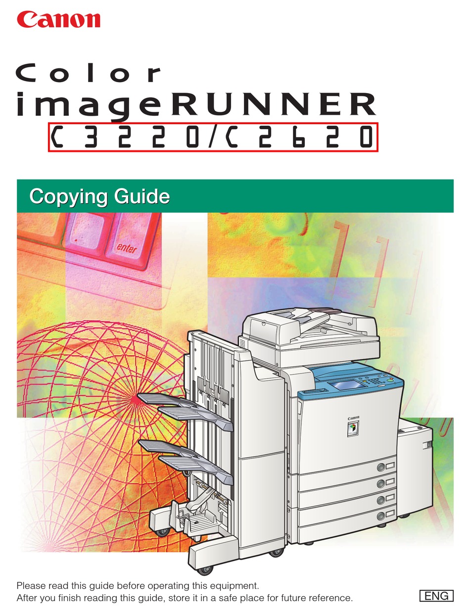 CANON IMAGERUNNER C3220 COPYING MANUAL Pdf Download | ManualsLib