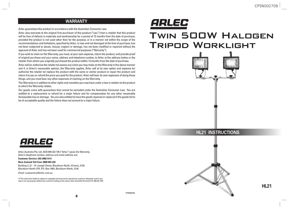 arlec hl21