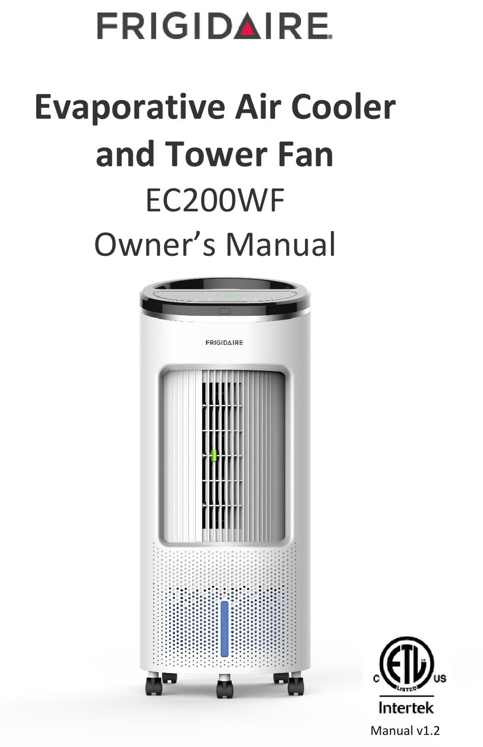 FRIGIDAIRE EC200WF OWNER'S MANUAL Pdf Download ManualsLib