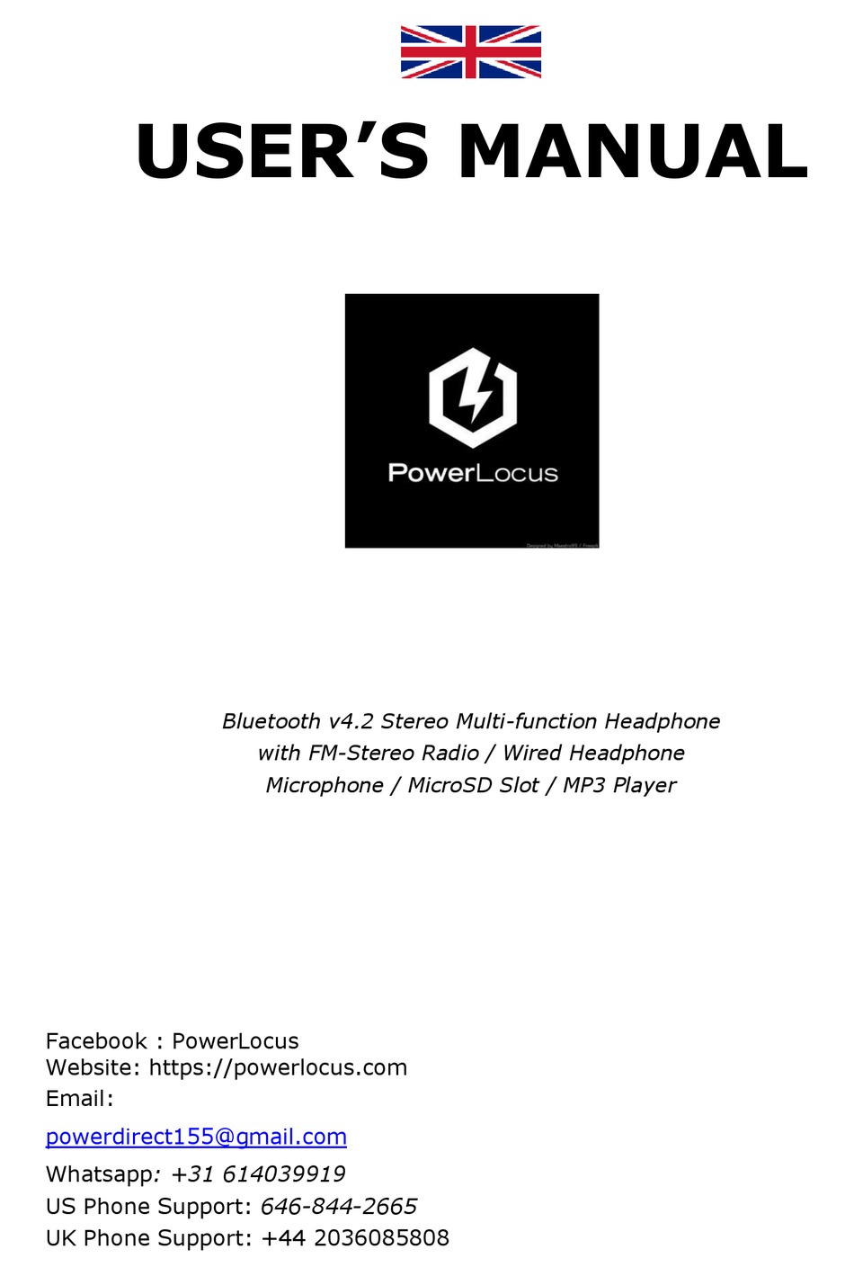 POWERLOCUS P1 USER MANUAL Pdf Download | ManualsLib