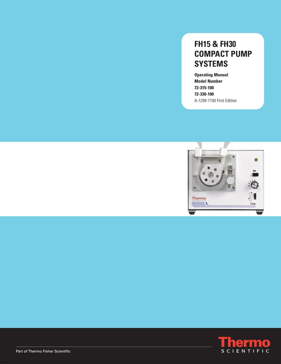 THERMO SCIENTIFIC FH15 OPERATING MANUAL Pdf Download | ManualsLib