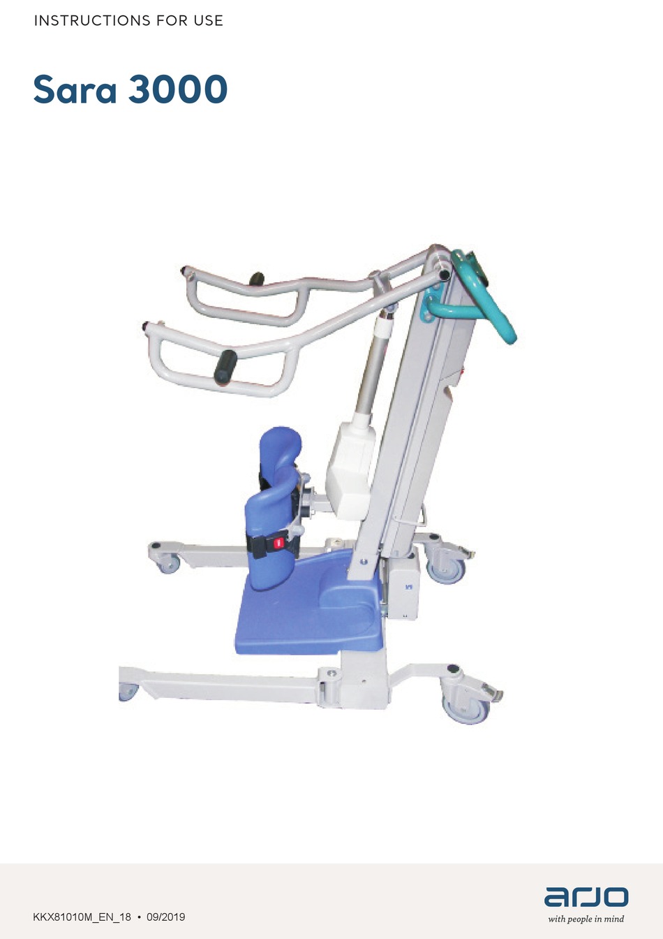 ARJO SARA 3000 INSTRUCTIONS FOR USE MANUAL Pdf Download ManualsLib