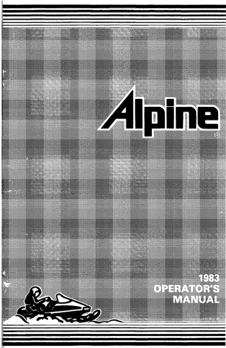 BOMBARDIER ALPINE 1983 OPERATOR'S MANUAL Pdf Download ManualsLib