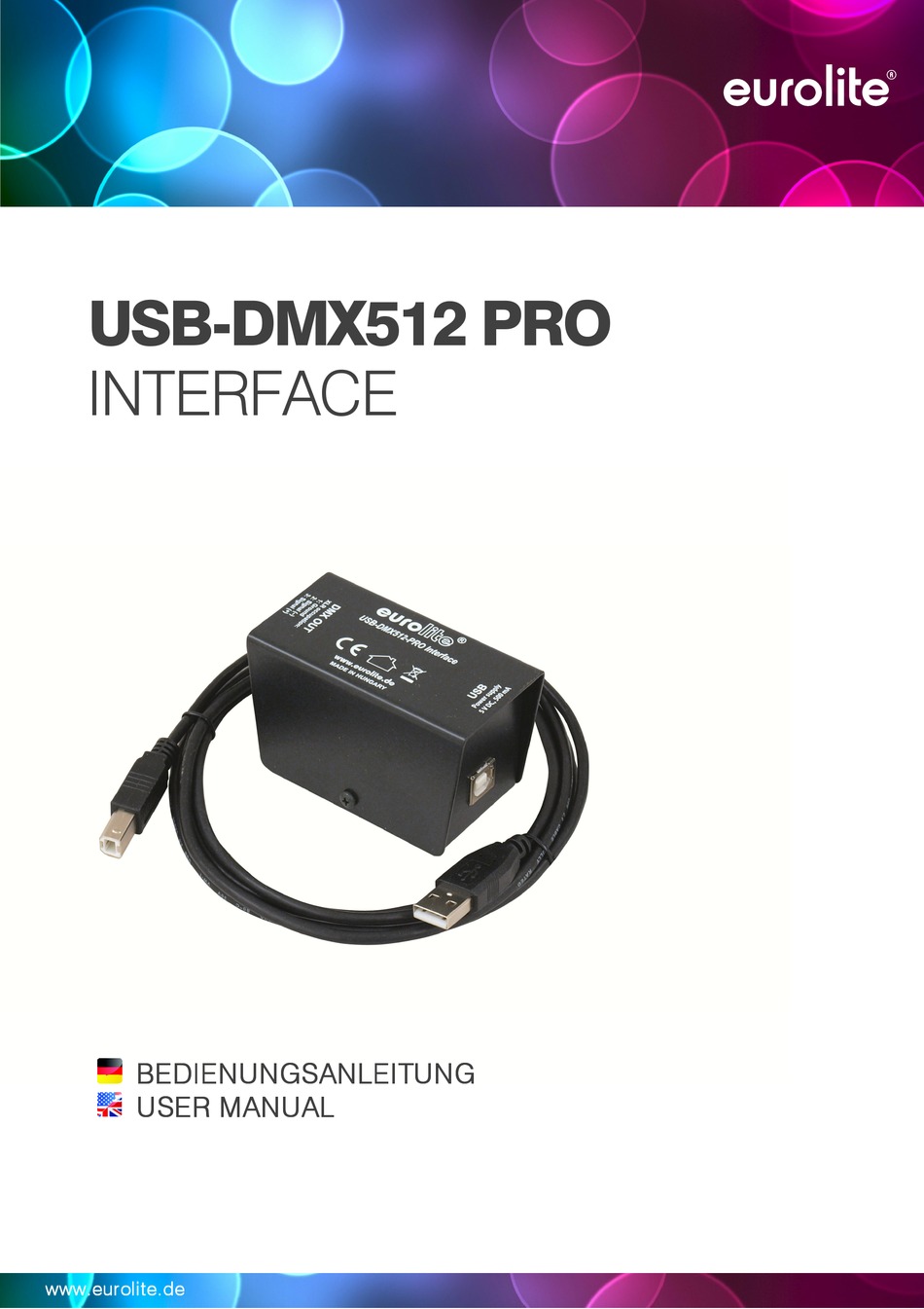 ækvator værtinde Når som helst EUROLITE USB-DMX512 PRO USER MANUAL Pdf Download | ManualsLib