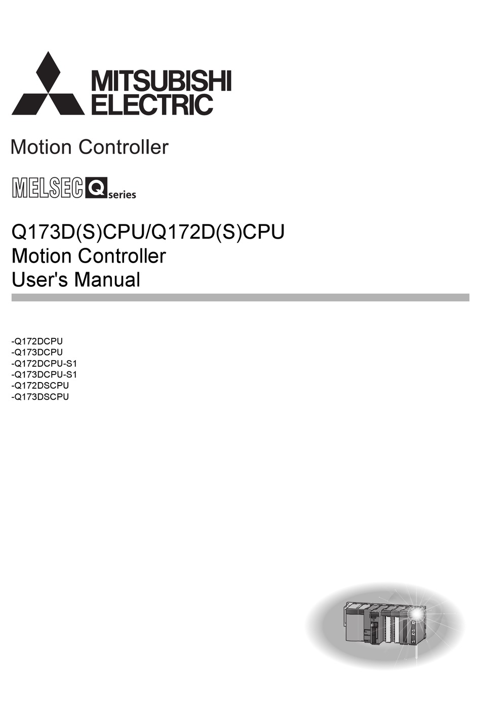 MITSUBISHI ELECTRIC MELSEC-Q172DCPU USER MANUAL Pdf Download