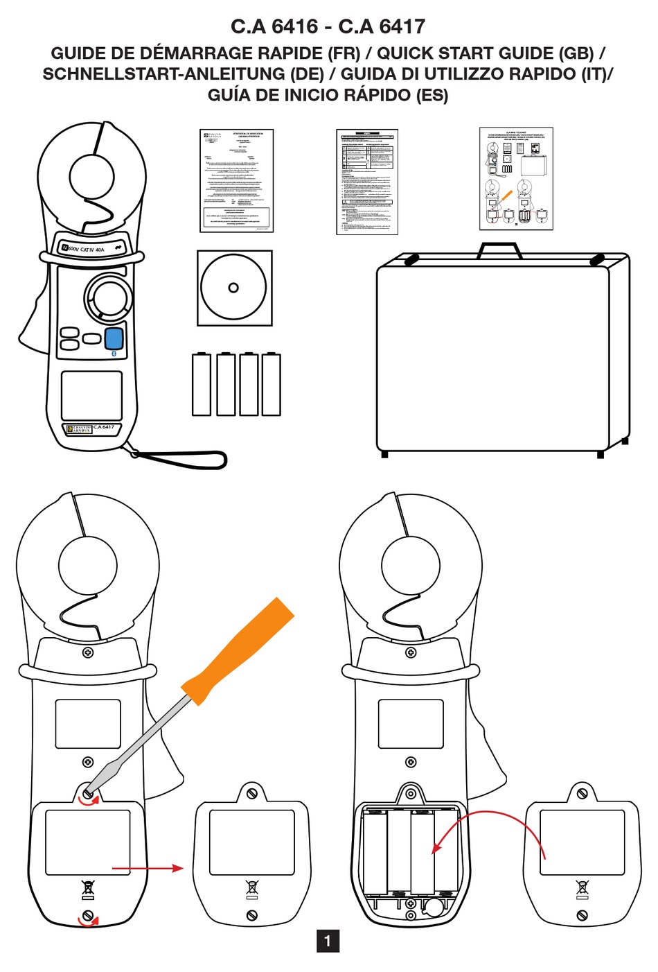 CHAUVIN ARNOUX 6417 QUICK START MANUAL Pdf Download ManualsLib