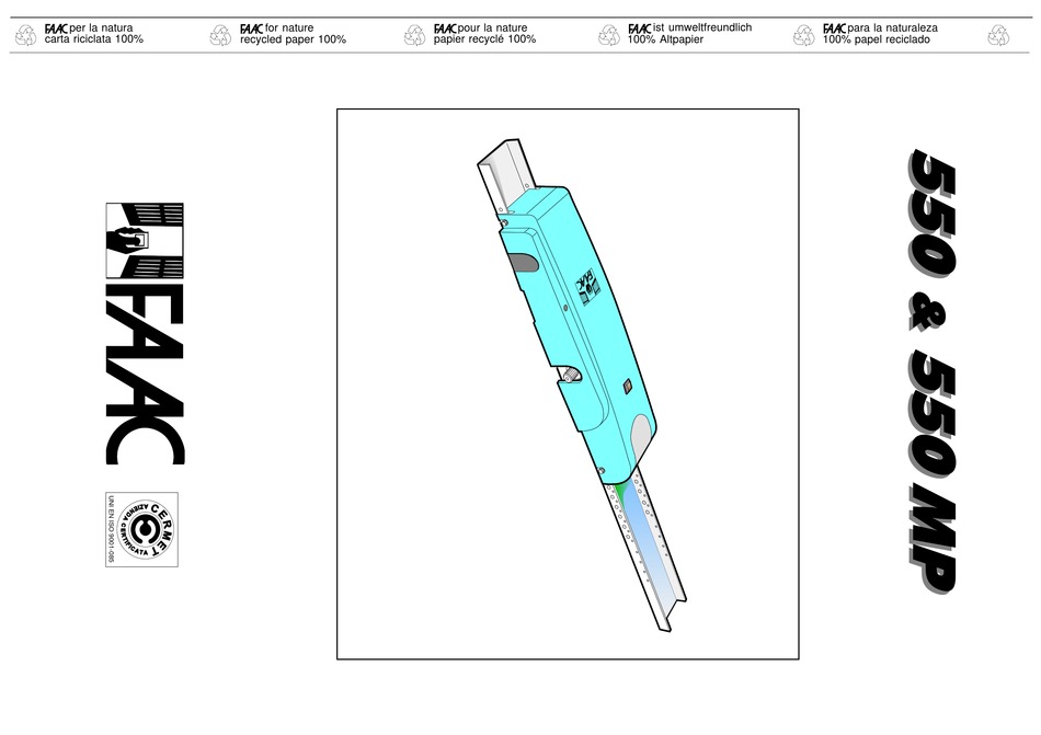 FAAC 550 MANUAL Pdf Download | ManualsLib