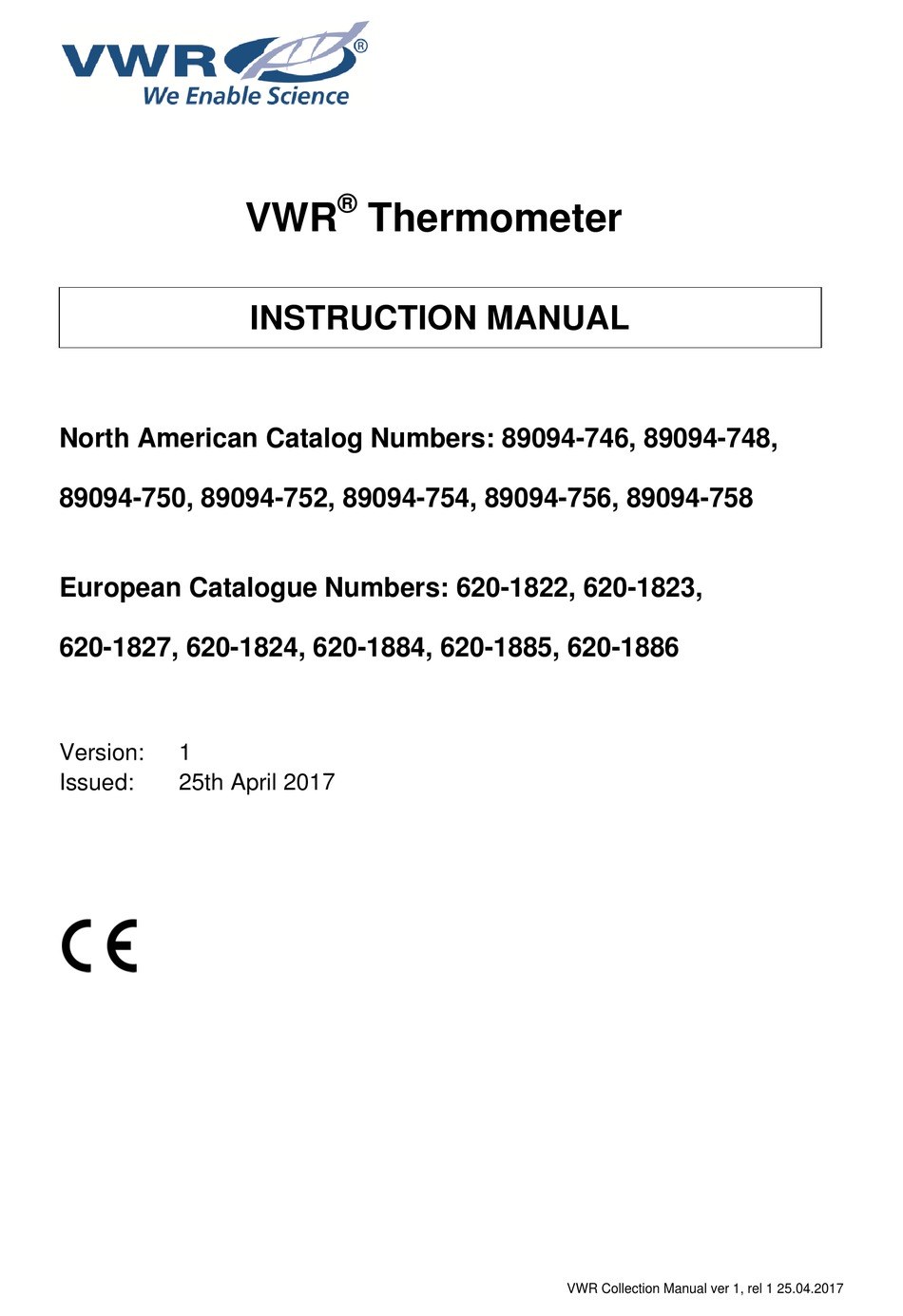 VWR 89094746 INSTRUCTION MANUAL Pdf Download ManualsLib