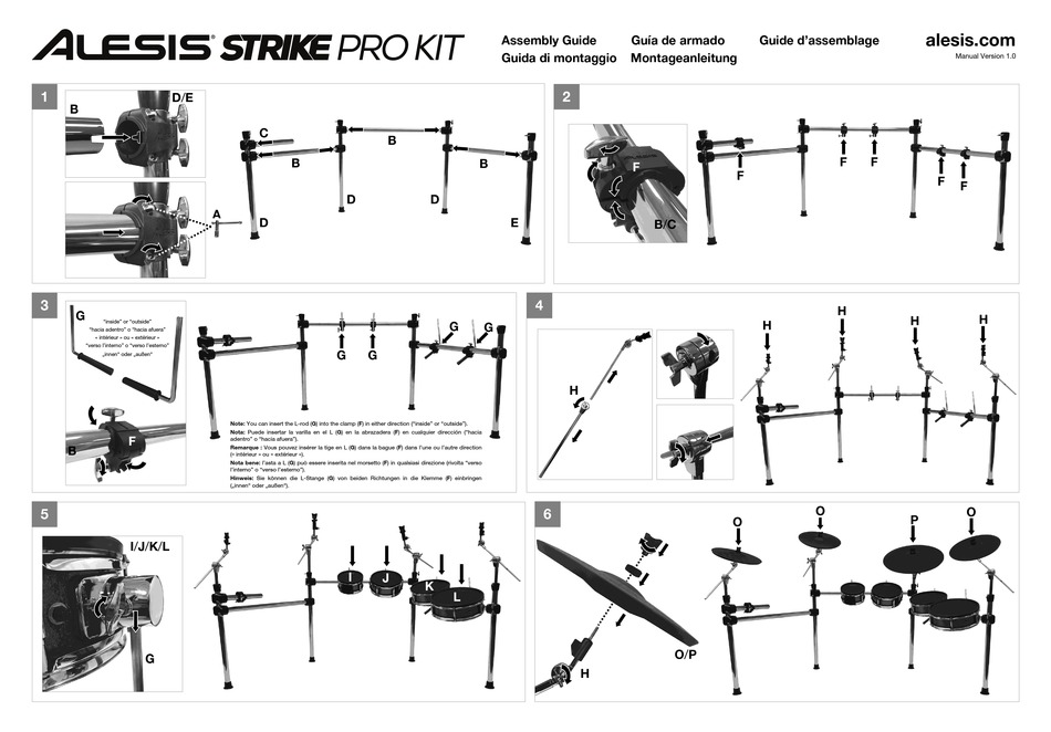 alesis strike pro replacement parts