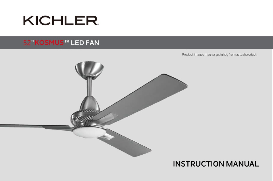 KICHLER LIGHTING KOSMUS INSTRUCTION MANUAL Pdf Download ManualsLib