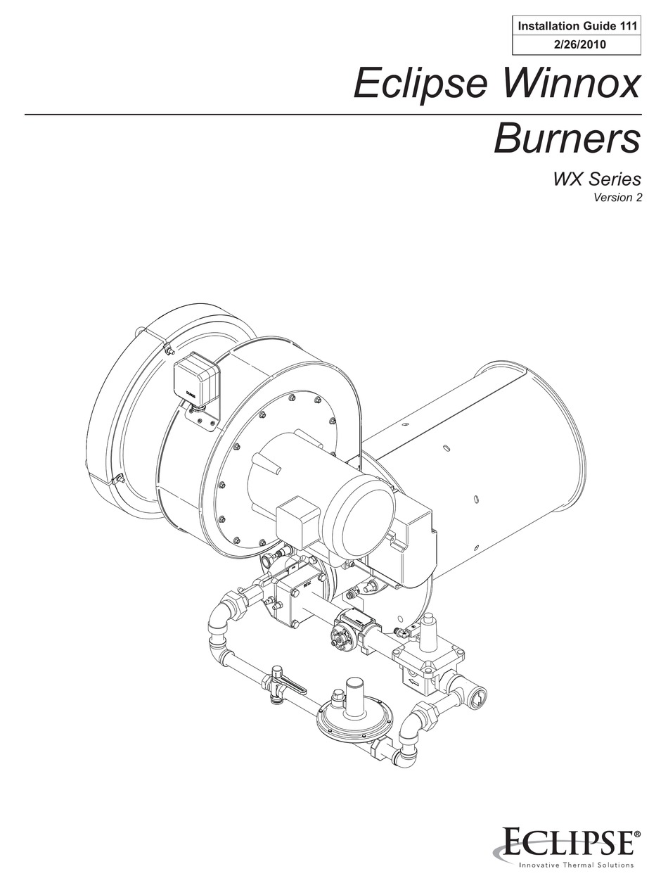 ECLIPSE WINNOX WX SERIES INSTALLATION MANUAL Pdf Download | ManualsLib