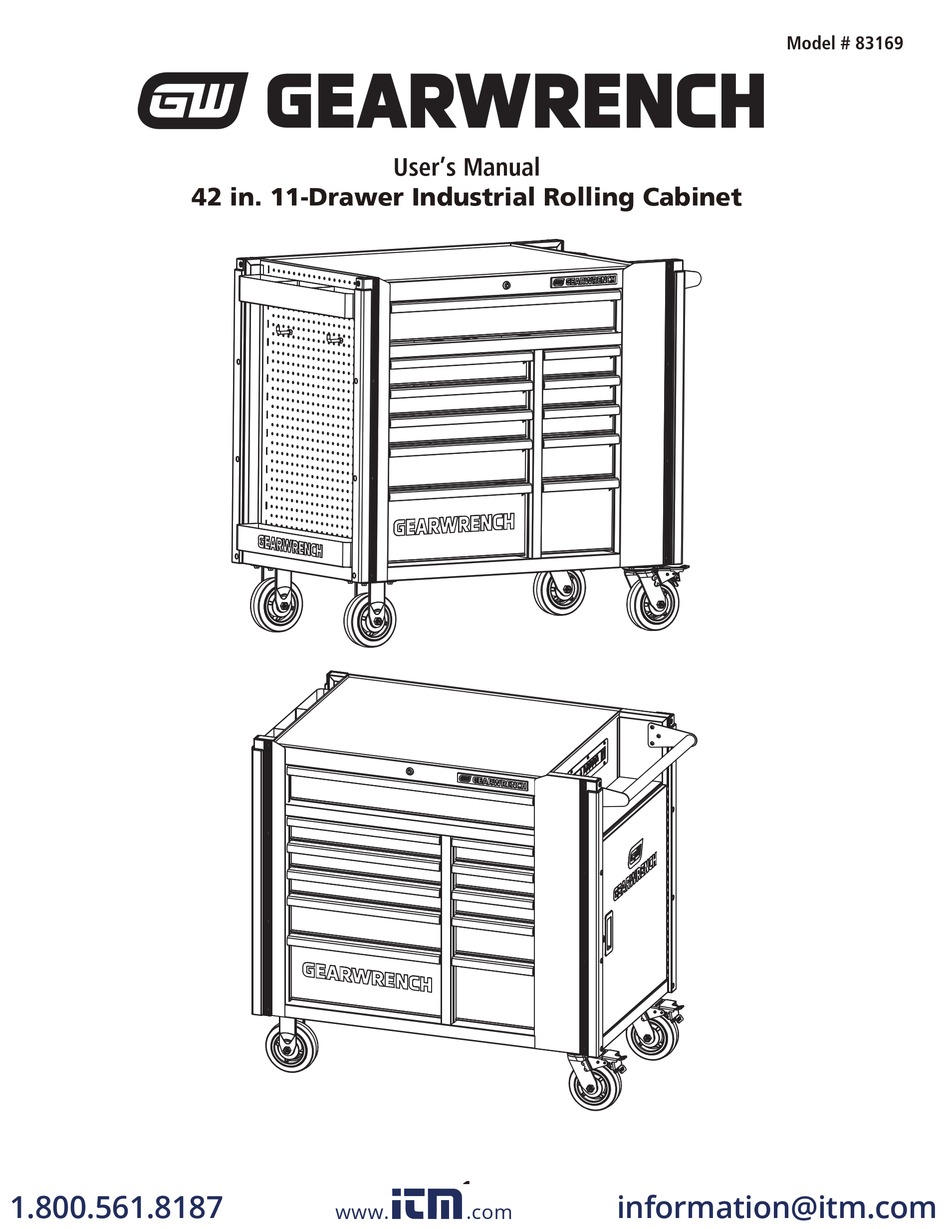 GEARWRENCH 83169 USER MANUAL Pdf Download ManualsLib