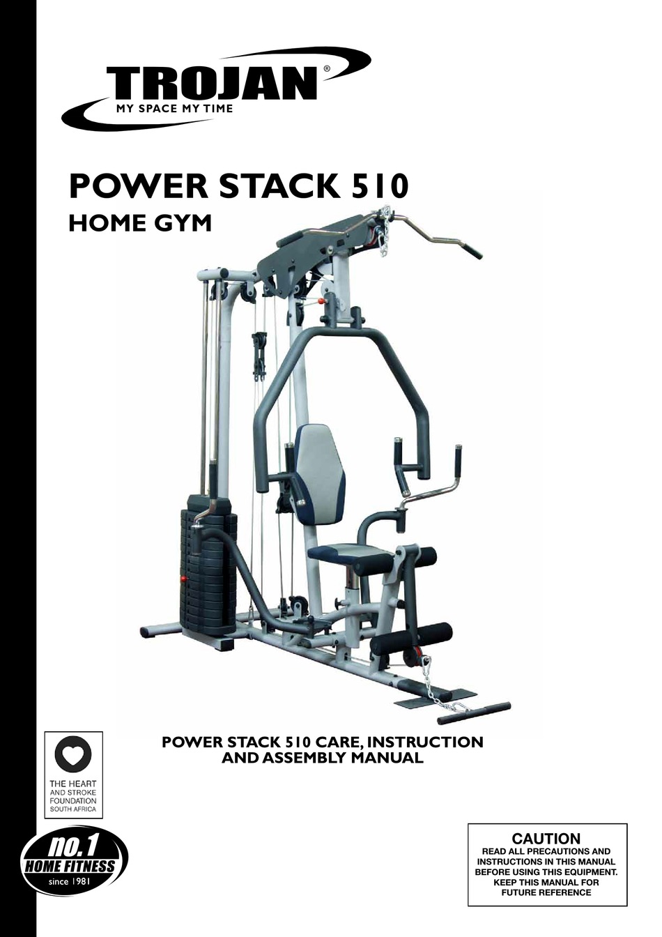 trojan exercise bike power supply