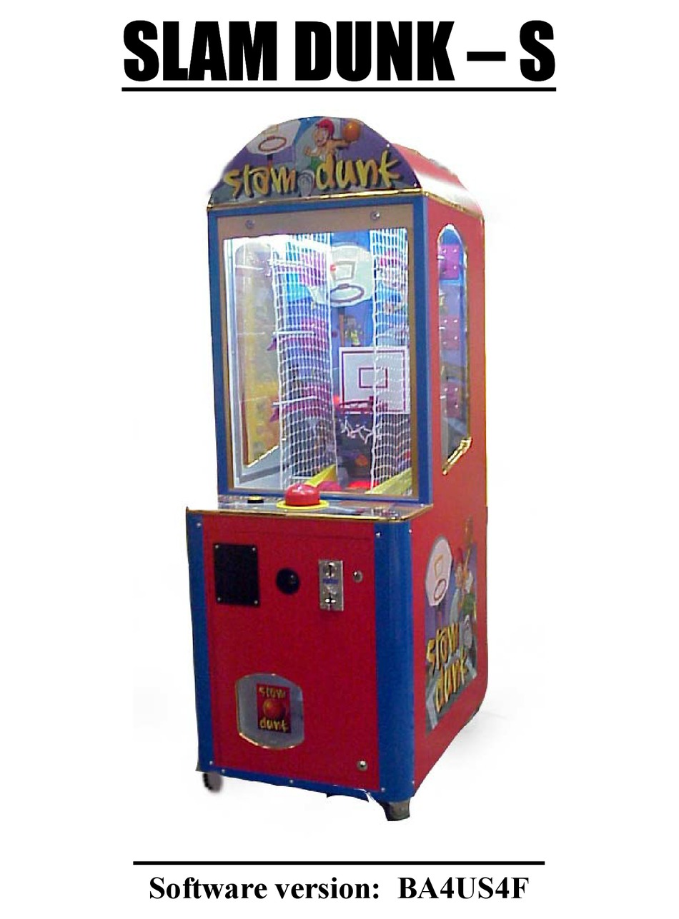 Coastal Amusements Slam Dunk S Manual Pdf Download Manualslib