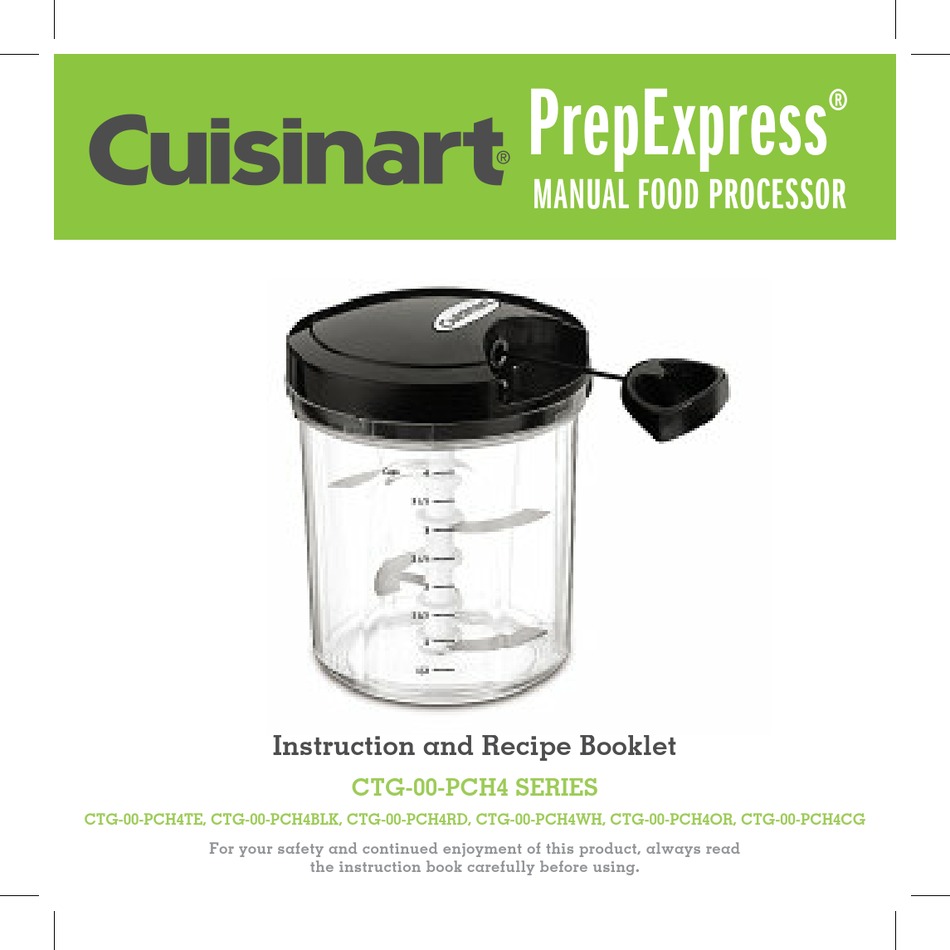 Cuisinart PrepExpress Manual Food Processor, Black