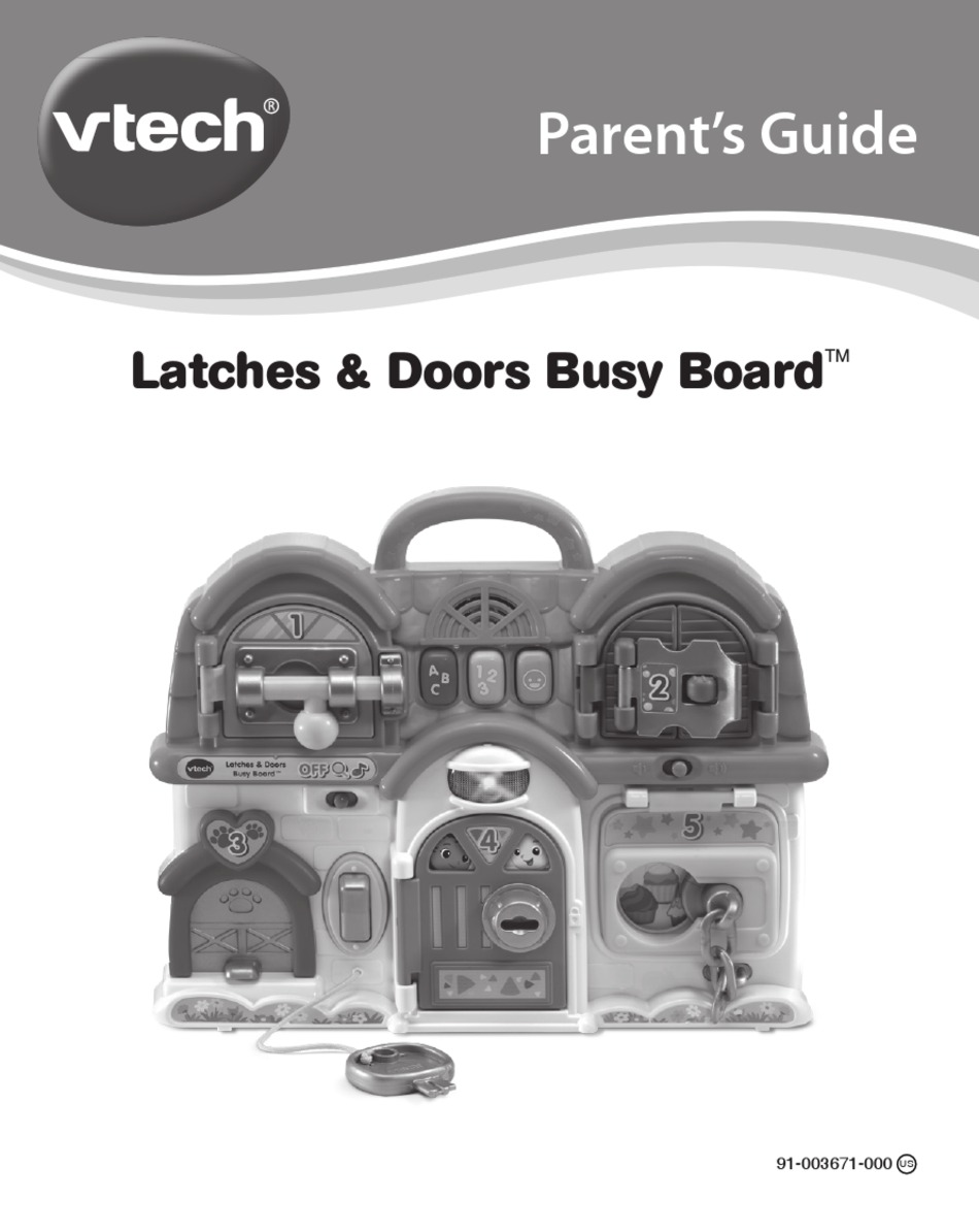 VTECH LATCHES & DOORS BUSY BOARD PARENTS' MANUAL Pdf Download ManualsLib