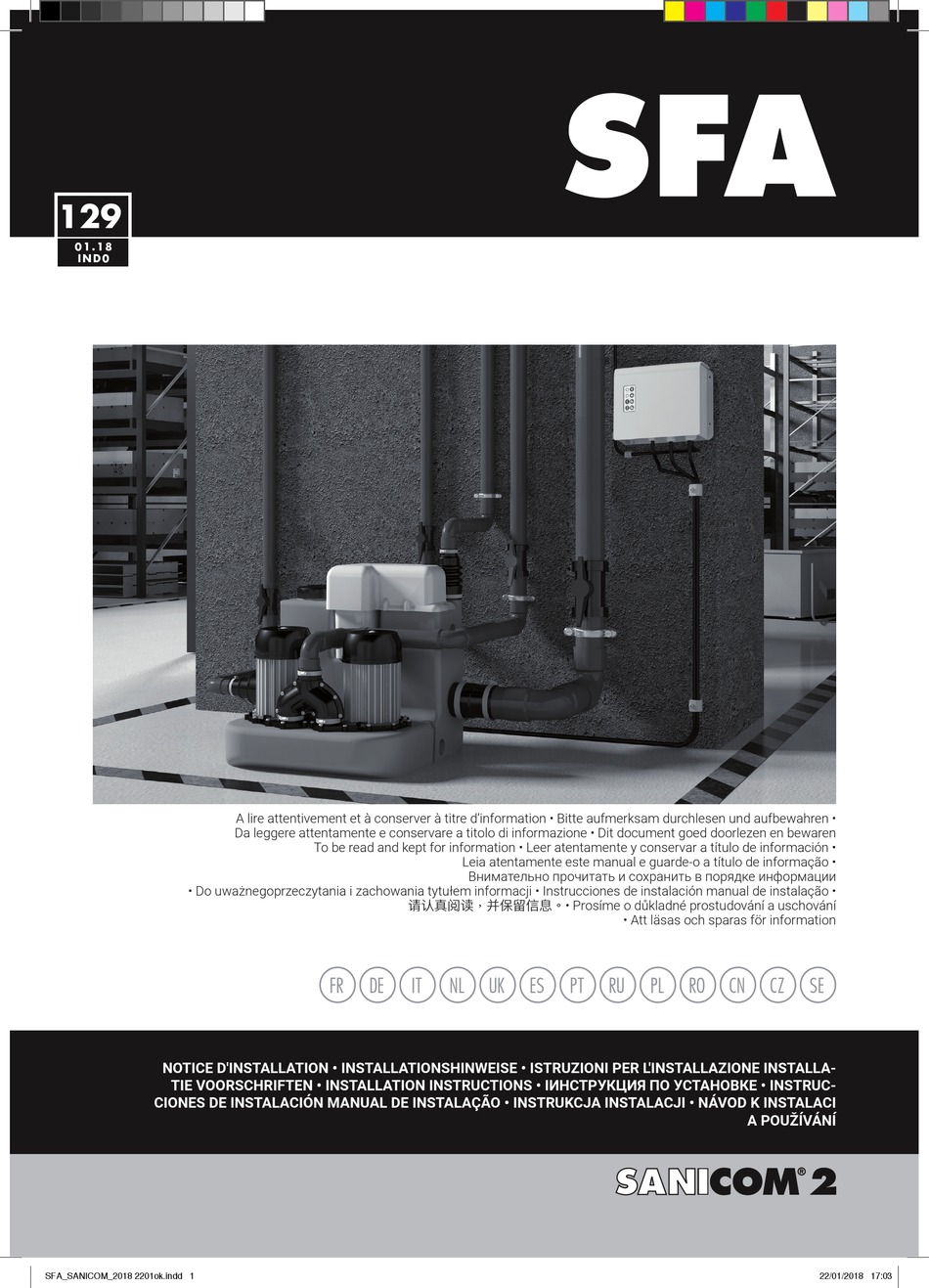 SFA SANICOM 2 INSTALLATION INSTRUCTIONS MANUAL Pdf Download | ManualsLib