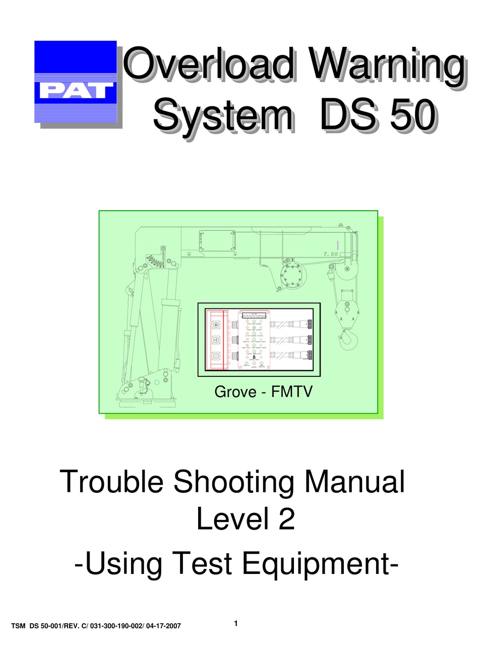 PAT DS 50 TROUBLESHOOTING MANUAL Pdf Download ManualsLib