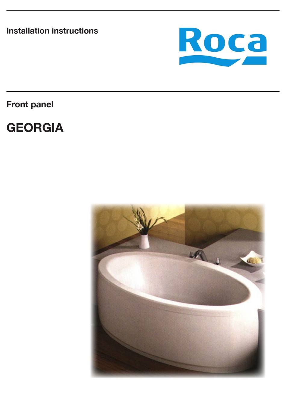 ROCA INSTALLATION INSTRUCTIONS MANUAL Pdf Download ManualsLib