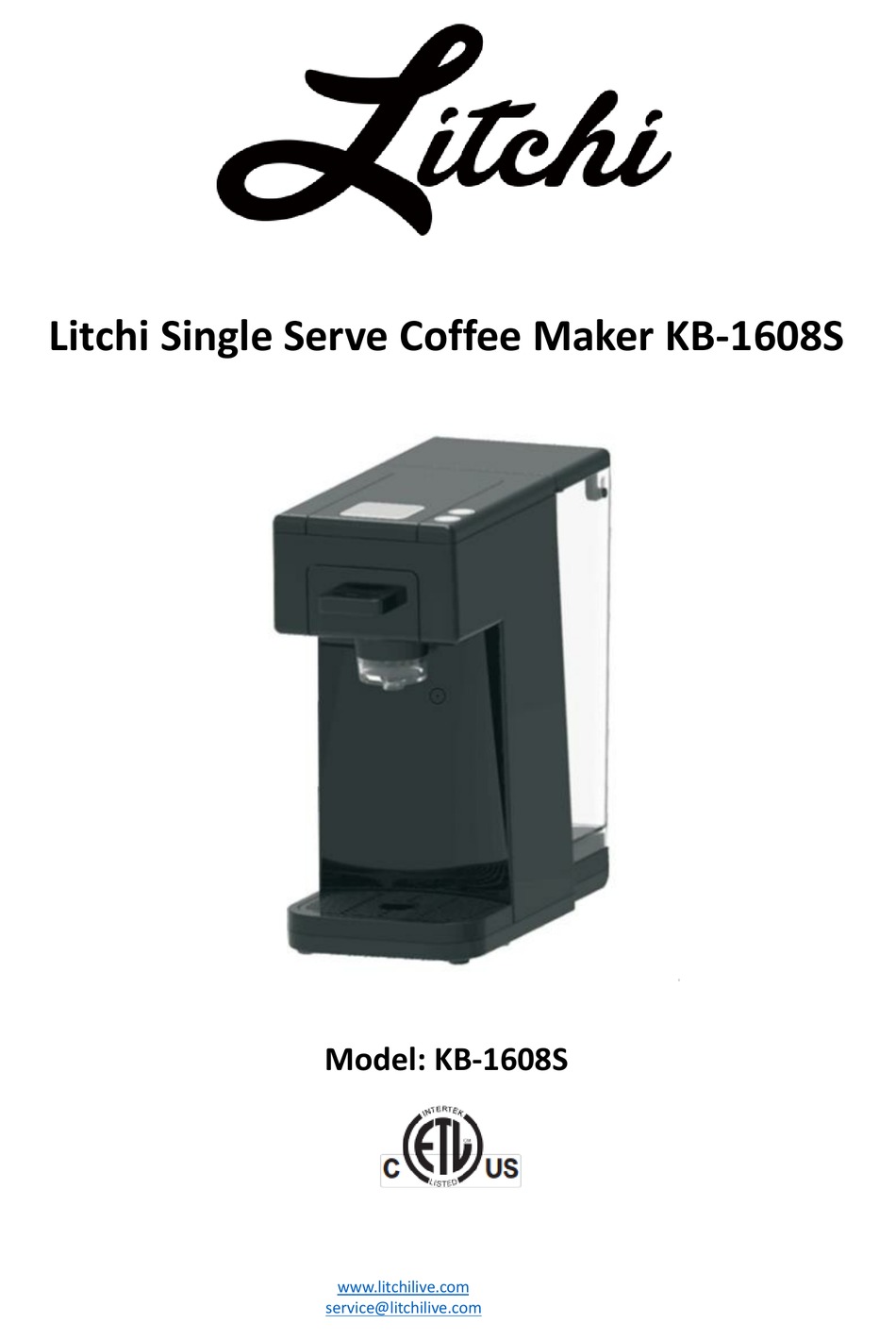 LITCHI KB1608S MANUAL Pdf Download ManualsLib